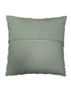 Bavlněný povlak polštáře 40x40, krémová se vzorem | dovoz Indie - 1 2