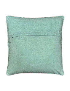 Bavlněný povlak polštáře 40x40, růžová s palmama | dovoz Indie 2