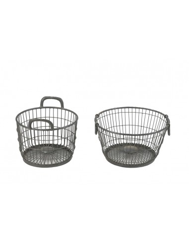 Kovový dekorační koš | dovoz Indie-3