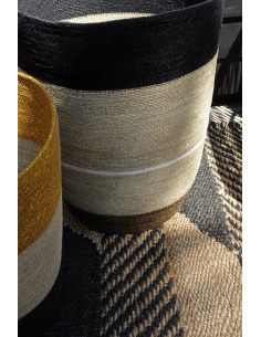 Úložný koš z přírodního materiálu ve tvaru vázy | BAOBAB 2