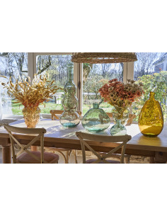 Váza Colibri z recyklovaného skla, okrová | CÔTÉ TABLE - 1 2