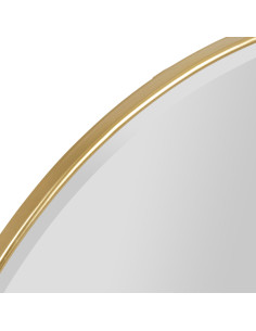 Kulaté zrcadlo Arlequin se zlatým rámem, ø110cm | CÔTÉ TABLE 2