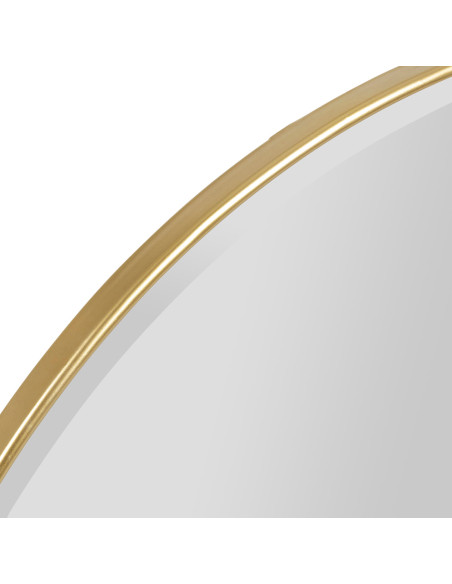 Kulaté zrcadlo Arlequin se zlatým rámem, ø110cm | CÔTÉ TABLE a