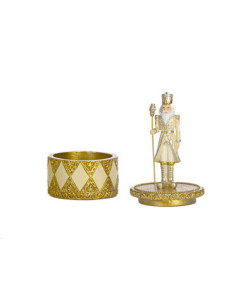 Vánoční dekorace – zdobená krabička s motivem Louskáčka |... 2