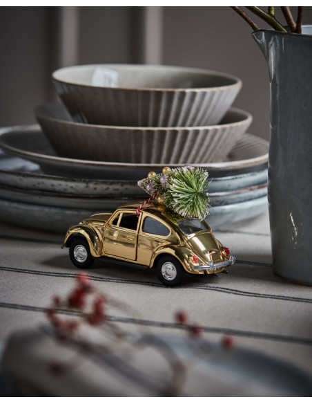 Zlaté vánoční autíčko se stromečkem | HOUSE DOCTOR b