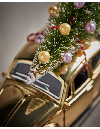 Zlaté vánoční autíčko se stromečkem | HOUSE DOCTOR - 4