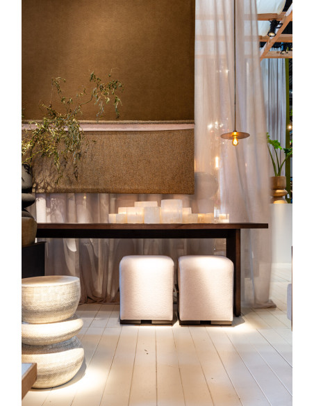 Keramický stolek/ taburet Siham krémový | VIPS AND FRIENDS - 3