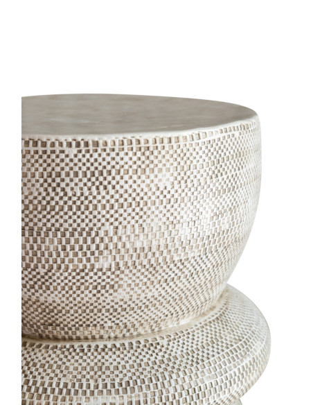 Keramický stolek/ taburet Siham krémový | VIPS AND FRIENDS e