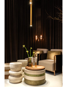 Keramický stolek/ taburet Siham krémový | VIPS AND FRIENDS 2