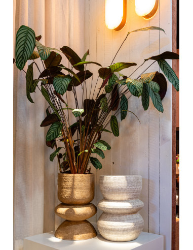 Keramický stolek/ taburet Siham krémový | VIPS AND FRIENDS f