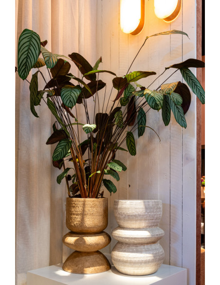 Keramický stolek/ taburet Siham krémový | VIPS AND FRIENDS f