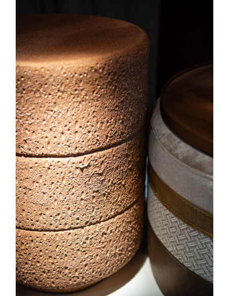 Keramický stolek / taburet Donia terakotový | VIPS AND FRIENDS c