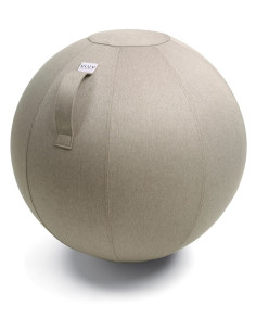 Sitting / yoga ball with fabric cover LEIV Stone 60-65cm | VLUV - 1