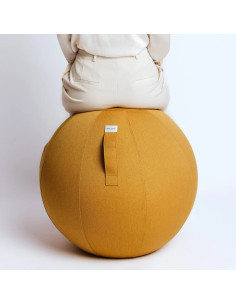 Sedací / jóga míč LEIV Mustard 60-65cm | VLUV - 1 2