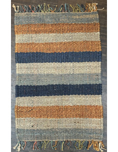 Barevný kobereček z konopných vláken, barevná, 62x90 - 1