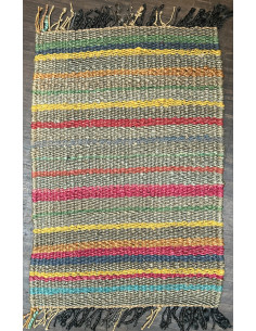 Barevný kobereček 61x90 z konopných vláken, multicolor | dovoz Indie
