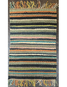 Barevný kobereček 63x93 z konopných vláken, multicolor | dovoz Indie
