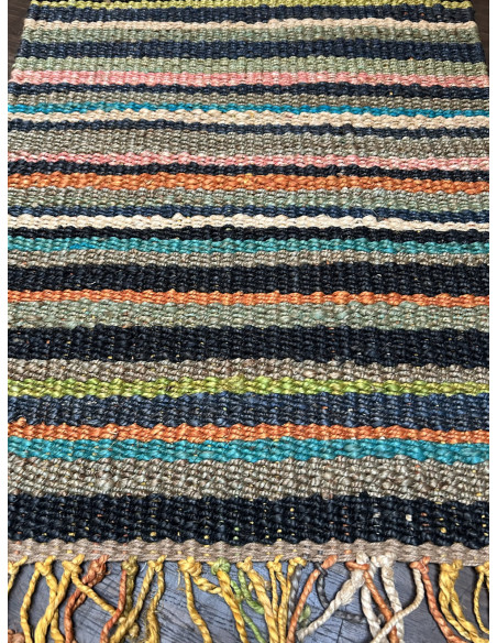 Barevný kobereček 63x93 z konopných vláken, multicolor | dovoz Indie a