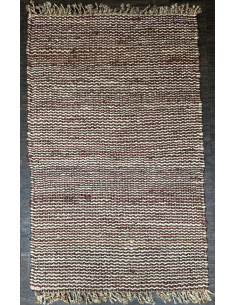 Přírodní koberec z konopných vláken, 95x153cm, hnědé a béžový | dovoz Indie - 1
