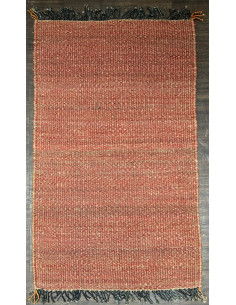 Přírodní koberec z konopných vláken, 93x150cm, rezavý | dovoz Indie