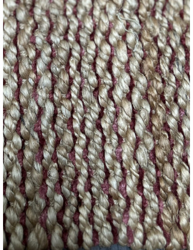 Přírodní koberec z konopných vláken, 125x186cm, s pruhy | dovoz Indie c