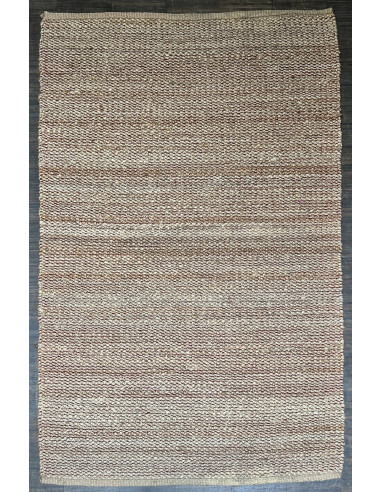 Přírodní koberec z konopných vláken, 125x186cm, s pruhy | dovoz Indie