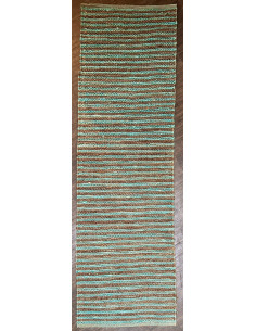 Přírodní běhoun z konopných vláken, 73x240cm, pruhovaný | dovoz Indie