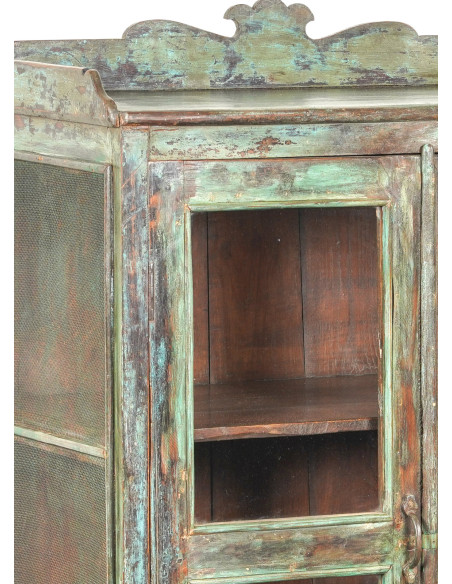 Original teak cabinet with glass door | import India - 2