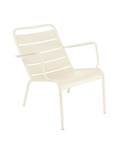 Garden aluminium armchair Luxembourg, low | FERMOB - 26