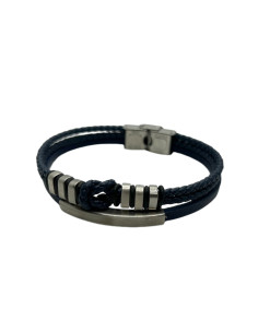 Pánský náramek z modré kůže | dovoz Le Patio