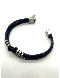 Pánský náramek z modré kůže | dovoz Le Patio 2