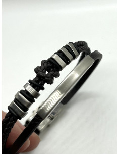 Pánský náramek z tmavě hnědé kůže | dovoz Le Patio - 1 2