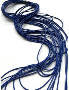 Víceřadý náhrdelník v modré barvě | KLÉO PARIS a 2