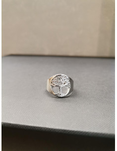 Prsten s motivem stromu života, stříbrný | PIOU PIOU 2