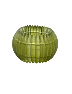 Členěný náramek v průhledné olivové barvě | KLÉO PARIS - 1