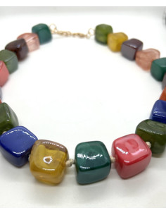 Náhrdelník s barevnými a lesklými kameny | KLÉO PARIS 2