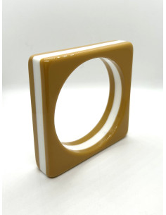 Náramek v retro stylu, hořčicový | KLÉO PARIS 2