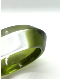 Náramek pevný dvoubarevný, průsvitný | KLÉO PARIS - 1 2