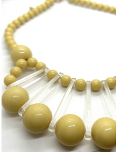 Náhrdelník se žlutými a průhlednými prvky | KLÉO PARIS 2
