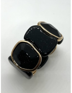 Náramek s kameny v černých odstínech | LORIANE - 1 2