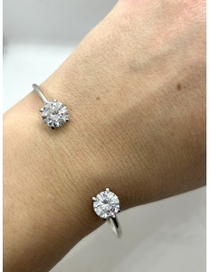 Bracelet with zircons| FRANCINE BRAMLI - 1 2