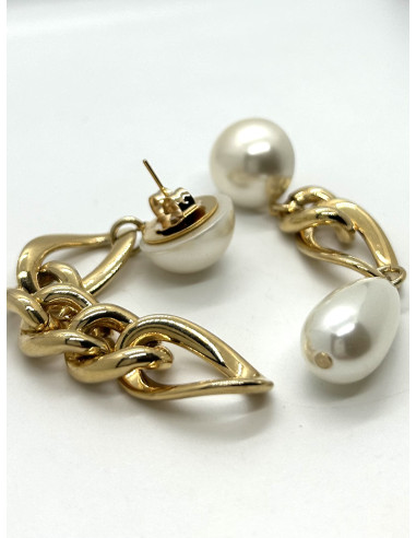 copy of Visací náušnice v kombinaci černé a neonově zelené | FRANCINE BRAMLI - 2