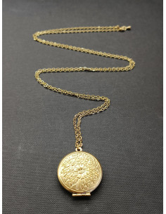 Řetízkový náhrdelník s gravírovaným medailonem | PIOU PIOU - 1