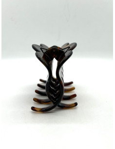 Skřipec do vlasů melírovaný hnědý | FRANCINE BRAMLI 2