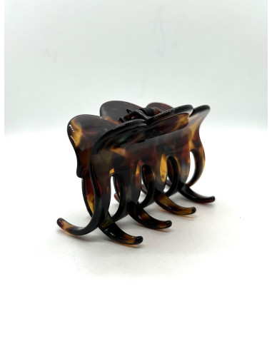 Skřipec do vlasů melírovaný hnědý | FRANCINE BRAMLI d