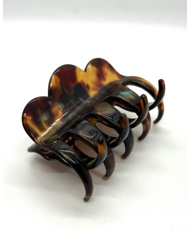 Skřipec do vlasů melírovaný hnědý | FRANCINE BRAMLI a