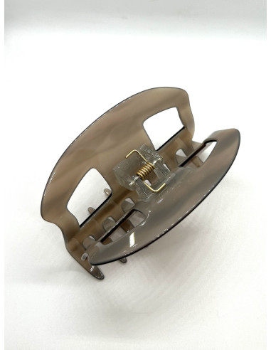 Skřipec do vlasů melírovaný hnědý 9cm | FRANCINE BRAMLI a