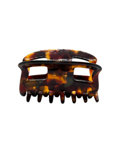 Skřipec do vlasů v hnědé melírované barvě 6cm | FRANCINE BRAMLI