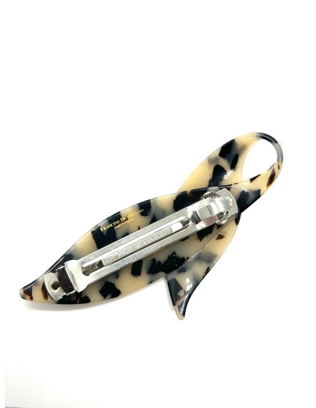 Spona do vlasů ve tvaru listů s želvovinovým vzorem | FRANCINE BRAMLI b