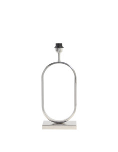 Stolní lampa z kovu ve stříbrné barvě - bez stínítka | LIGHT & LIVING